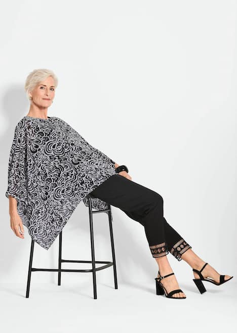 GOLDNER Schlupfbluse Schlupfbluse