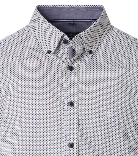 Freizeithemd Kurzarm Print Casual Fit