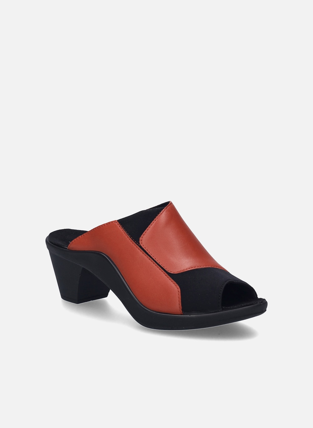 Damen Clog St.Tropez 44, rot-kombi