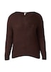 Strickpullover mit V-Ausschnitt