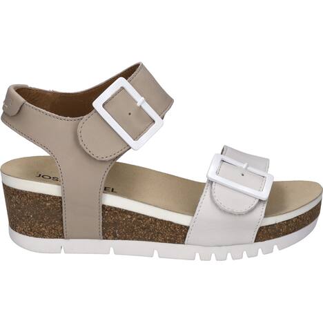 Damen Sandale Quinn 02, offwhite-kombi