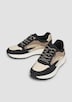 Sneaker in Leder-Optik mit Artwork