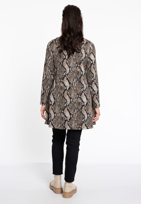 Tunika mit Schlangenprint