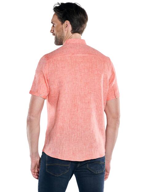 Kurzarm-Hemd aus Leinen