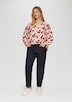 Strukturierte Bluse aus Viskosemix