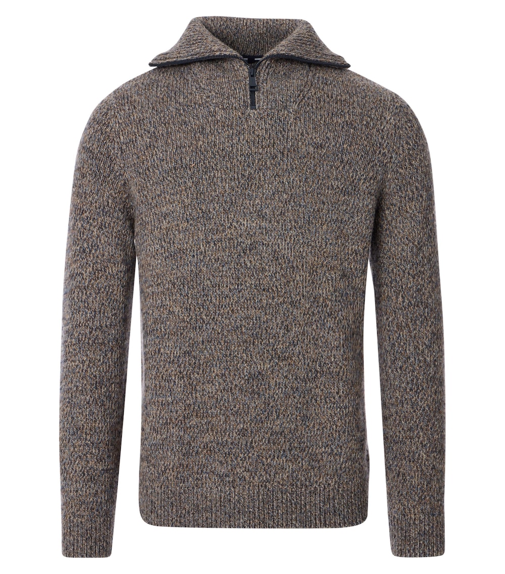 Troyer uni Basic Knitwear