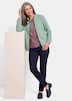 Jerseyjacke mit Ottomanstruktur