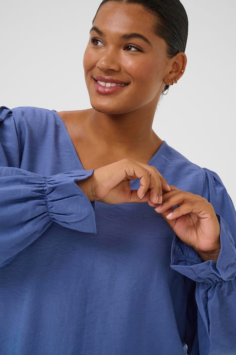 Langarm-Bluse Regular fit