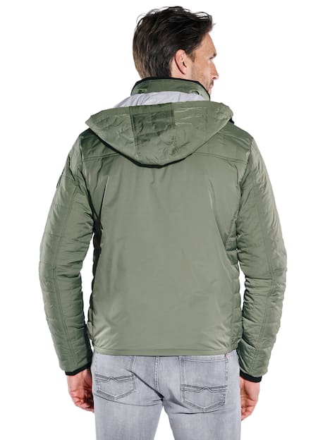 engbers Herren Jacke mit abnehmbarer Kapuze , Khaki