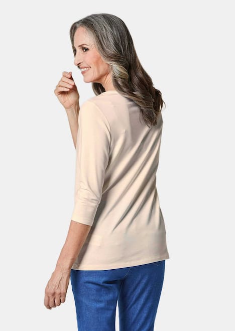 GOLDNER Shirt Veelzijdig te combineren shirt met 3/4-mouwen