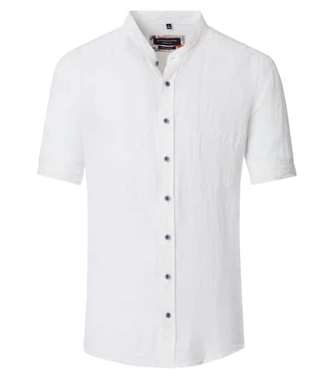 Leinenhemd uni Casual Fit