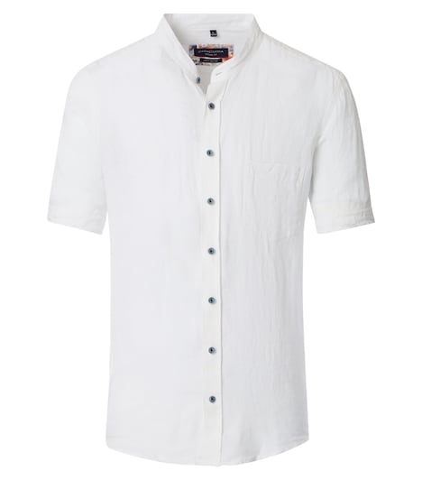 CASAMODA Leinenhemd uni Casual Fit