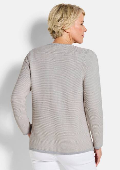 Elegante Strickjacke mit Taschen