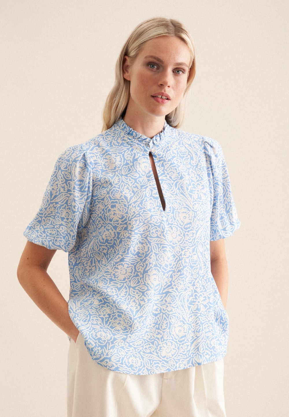 Damen Shirtbluse - Floral