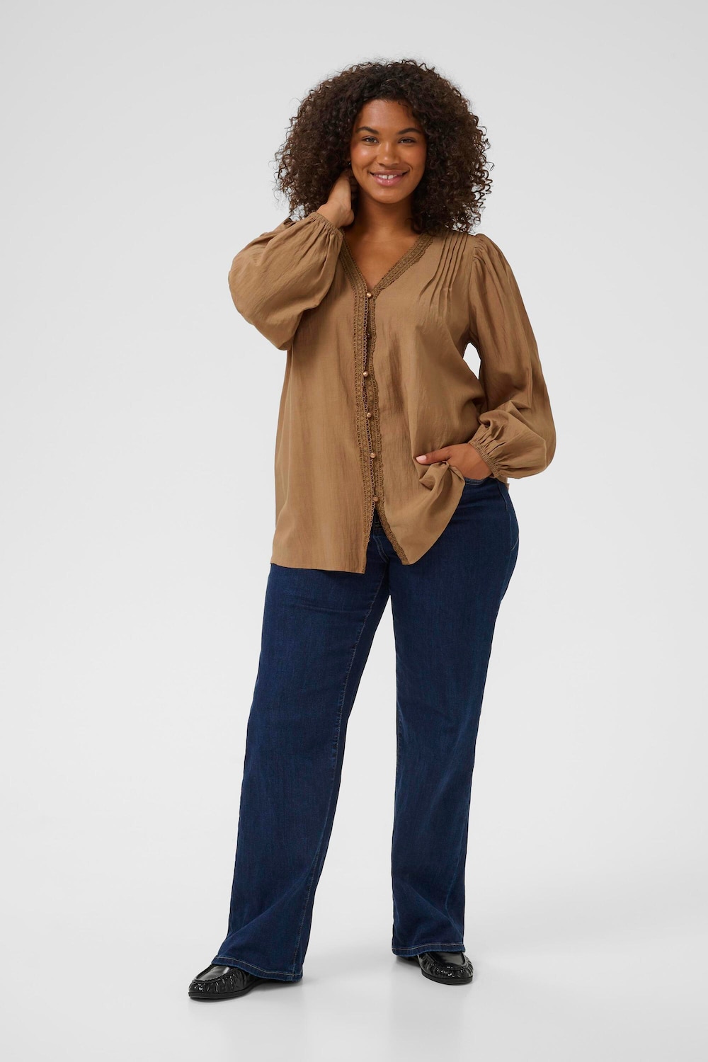 Langarm-Bluse A-shape