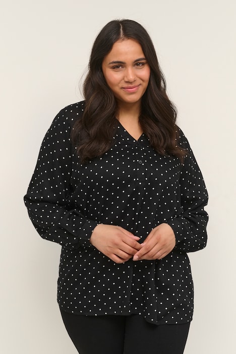 Langarm-Bluse Regular fit