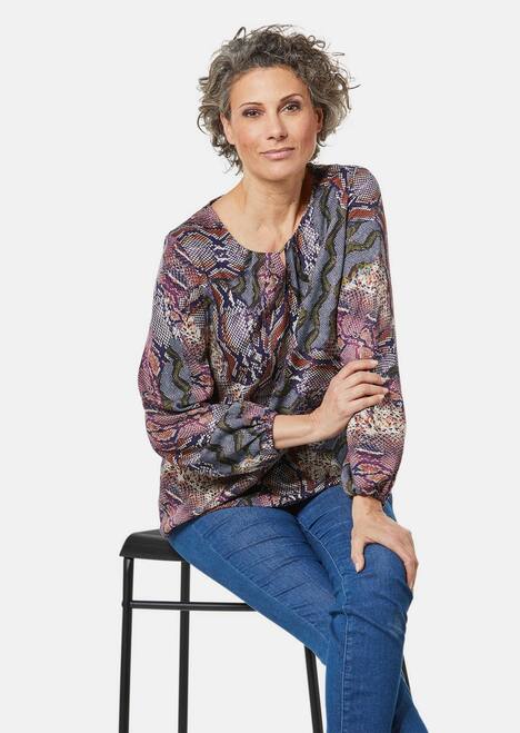 GOLDNER Blouse met print Gedessineerde blouse