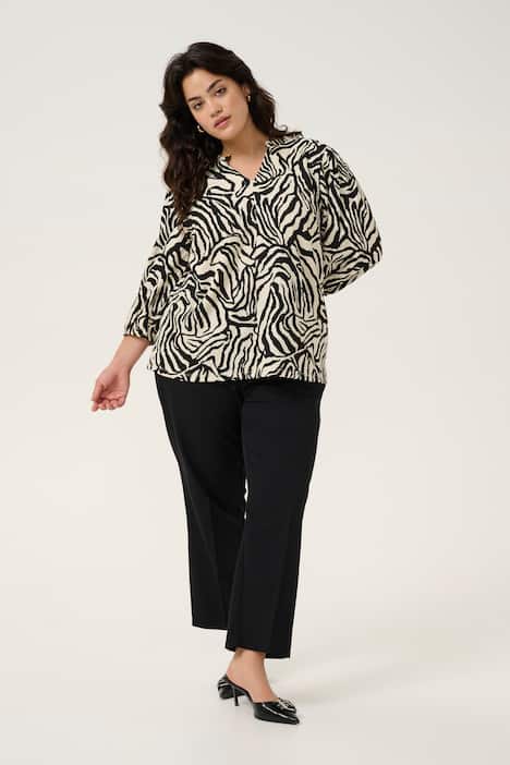 Langarm-Bluse Regular fit