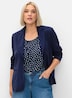 Blazer Langarm Uni Reverskragen