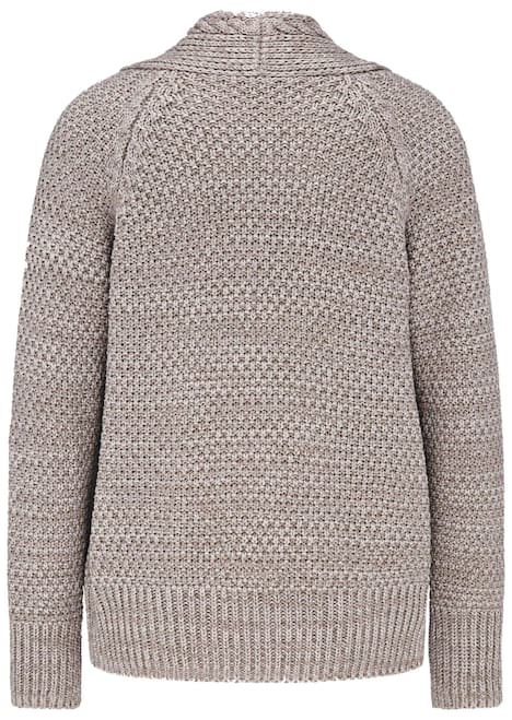 GOLDNER Tricot jasje Tijdloos tricot jasje van grove tricot