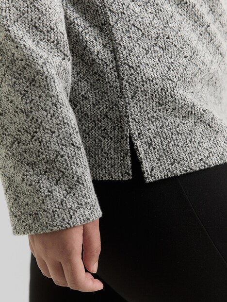Sweatshirt mit V-Ausschnitt