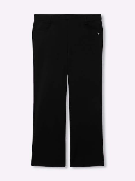 Hose Schlupfhose in Bootcut-Form Rundumdehnbund
