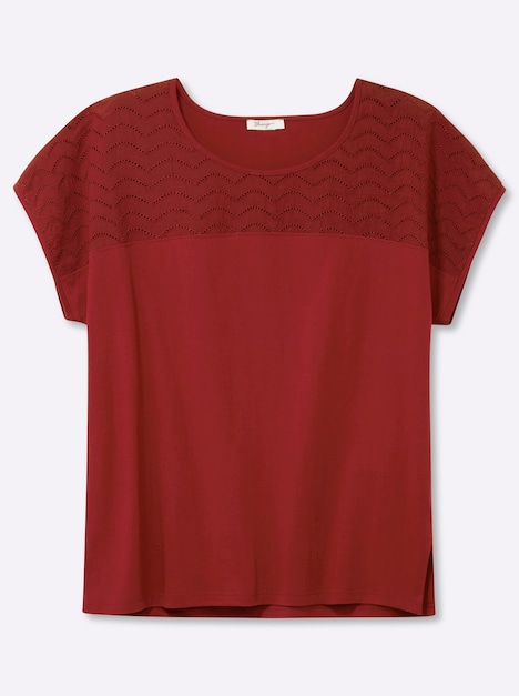 Kurzarm-Shirt Kurzarm Ohne Kragen