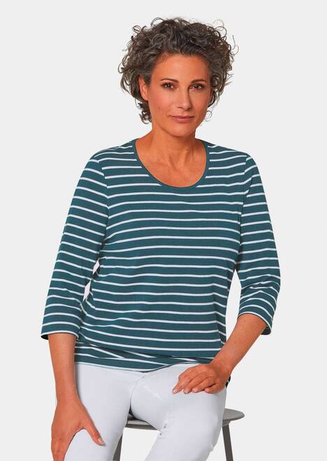 Buntgewirktes Ringelshirt