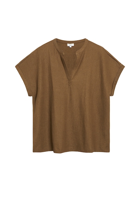 Strukturiertes T-Shirt