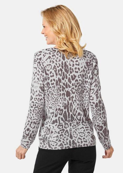 GOLDNER Gedessineerde pullover van kasjmier Gedessineerde pullover van kasjmier