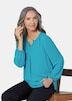 Blusenshirt mit femininem Ausschnitt
