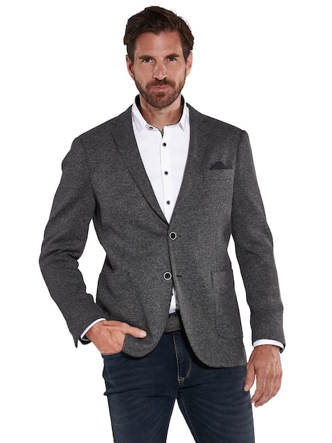engbers Herren Freizeit-Sakko slim fit , Anthrazit