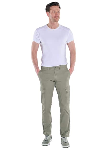 engbers Herren Cargohose straight , Khaki