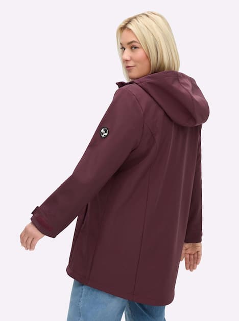 Softshell-Jacke Langarm Mit Kapuze