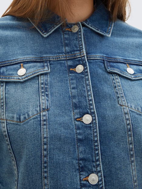 Jeansjacke mit Bio-Baumwolle