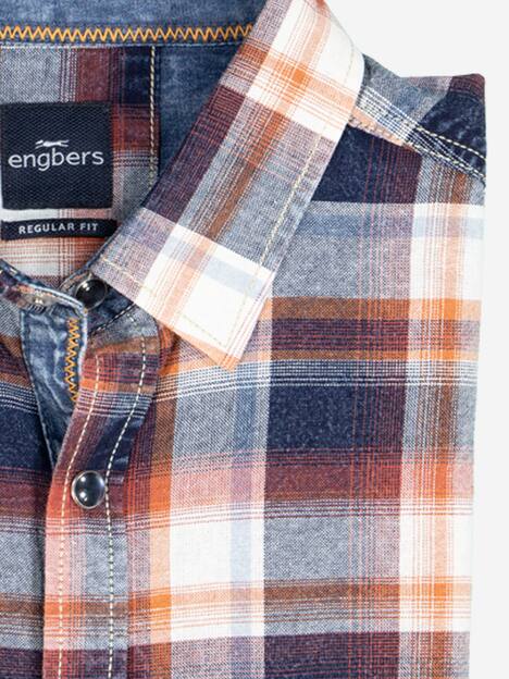 Kurzarm-Hemd kariert