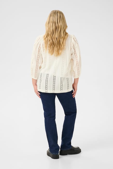 Langarm-Bluse Regular fit