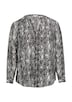 Bluse mit Animal-Print aus Viskosemix