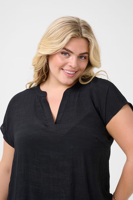 Kurzarm-Bluse Regular fit