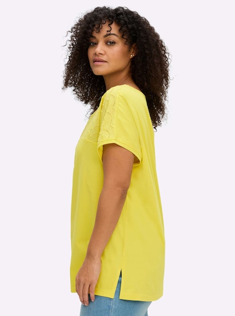 Kurzarm-Shirt Kurzarm Ohne Kragen