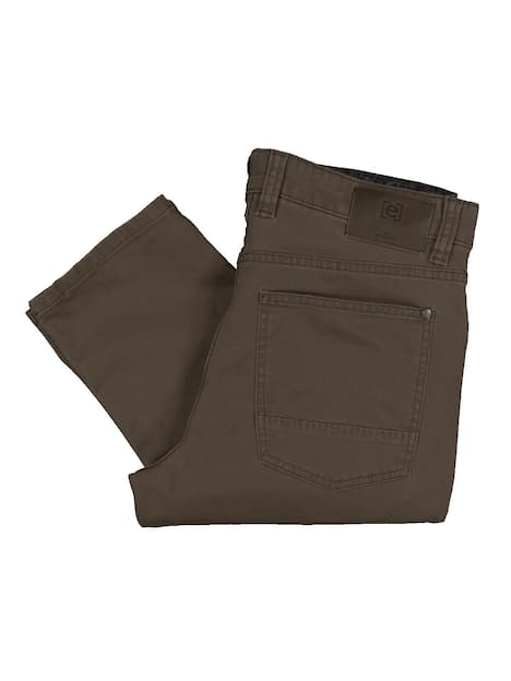 engbers Herren 5-Pocket-Hose regular , Hellbraun