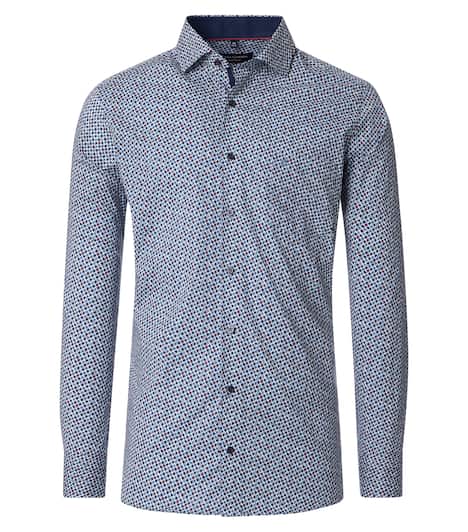 Businesshemd Print Modern Fit