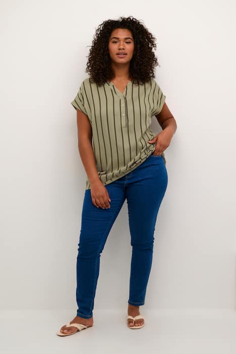 Ärmellose Bluse Regular fit