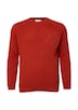 Baumwoll-Pullover mit aufgesetzter Brusttasche