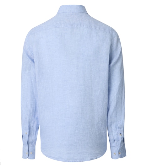 Leinenhemd uni Casual Fit