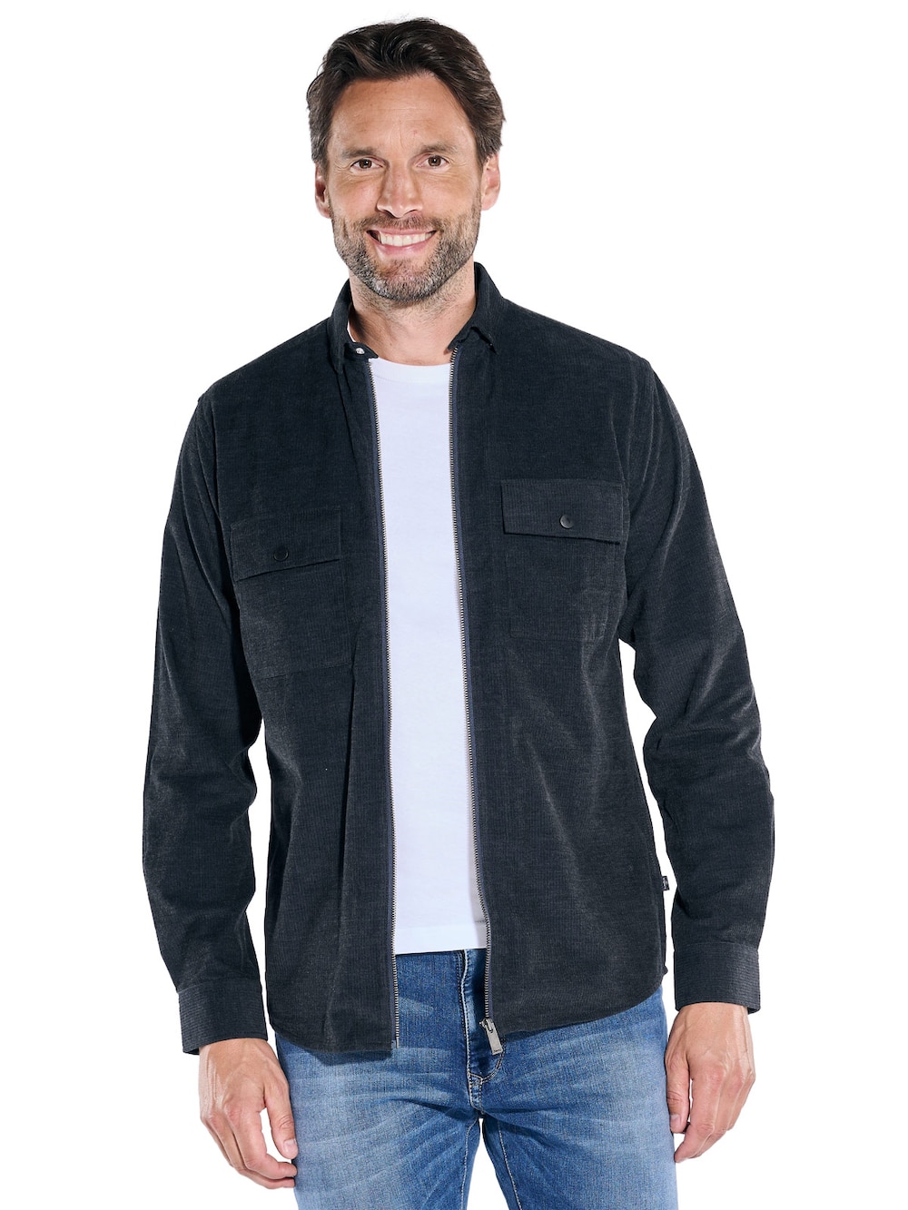 Overshirt strukturiert
