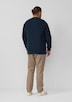 Strukturiertes Sweatshirt mit Rippbündchen