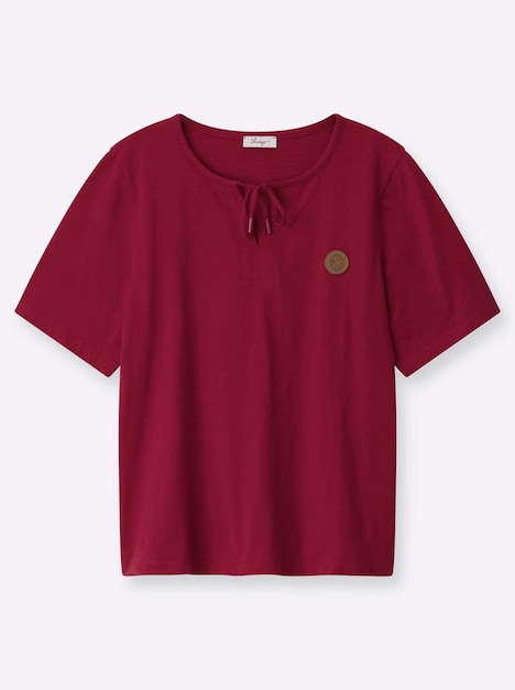 Halbarmshirt Kurzarm Ohne Kragen