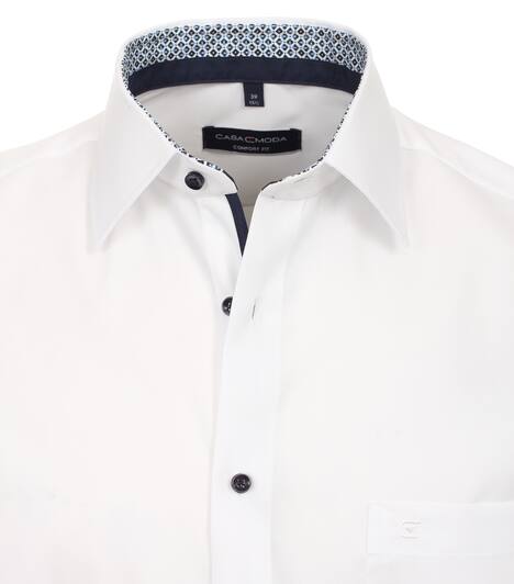 Businesshemd Kurzarm uni Comfort Fit