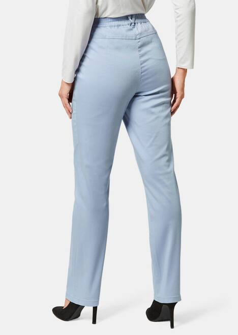 GOLDNER Katoenen broek met elastische band Lichte katoenen broek met elastische band